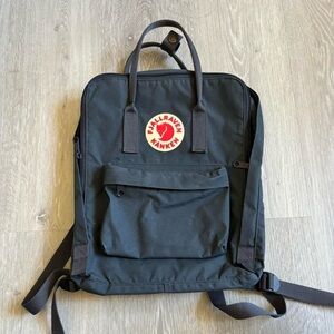 Navy Fjallraven Kanken Backpack